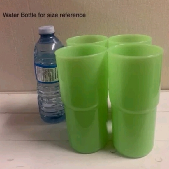 TUPPERWARE 12 Piece Tabletop Tumbler Bouquet Set Spring Colors Green Orange Pink - Picture 8 of 16